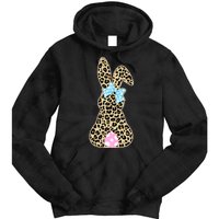 Cute Stylish Leopard Print Easter Bunny Tie Dye Hoodie