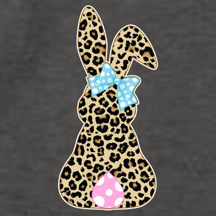 Cute Stylish Leopard Print Easter Bunny Vector Backpack