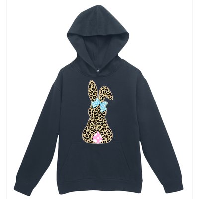 Cute Stylish Leopard Print Easter Bunny Urban Pullover Hoodie