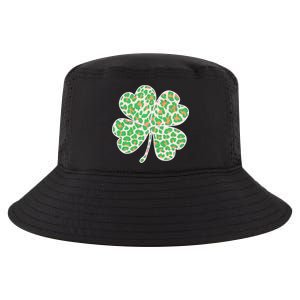 Cute Stylish Leopard Print Shamrock Cool Comfort Performance Bucket Hat