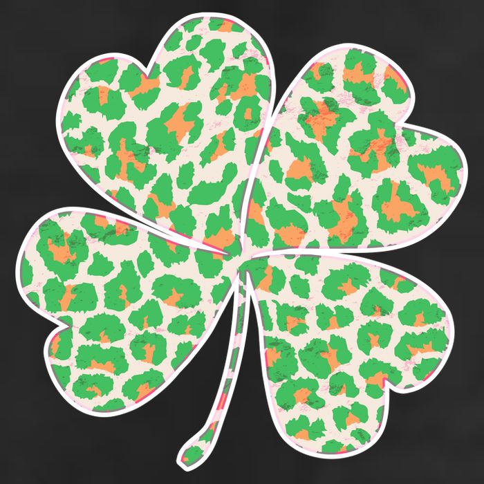 Cute Stylish Leopard Print Shamrock Cool Comfort Performance Bucket Hat