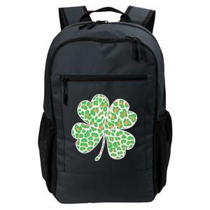 Cute Stylish Leopard Print Shamrock Daily Commute Backpack