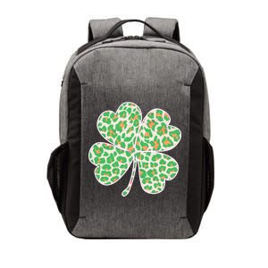 Cute Stylish Leopard Print Shamrock Vector Backpack