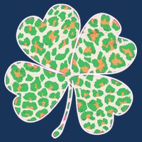 Cute Stylish Leopard Print Shamrock Infant Baby Jersey Bodysuit