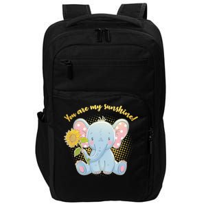 Cute Sunflower Elephant Sunshine  Impact Tech Backpack