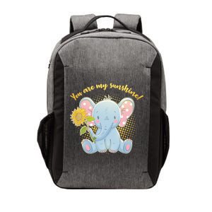 Cute Sunflower Elephant Sunshine  Vector Backpack