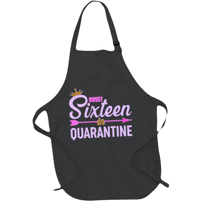 Cute Sweet Sixteen in Quarantine Apron