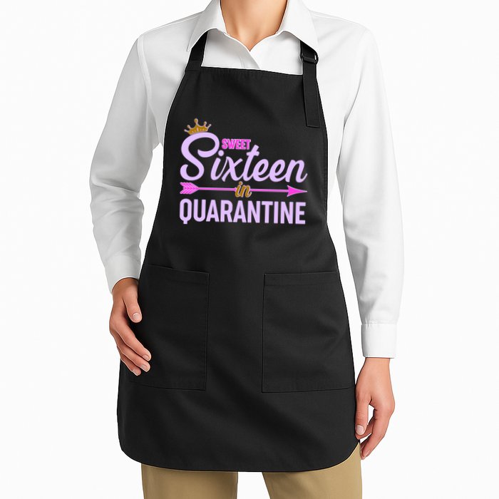 Cute Sweet Sixteen in Quarantine Apron