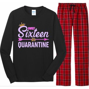 Cute Sweet Sixteen in Quarantine Long Sleeve Pajama Set