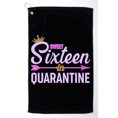 Cute Sweet Sixteen in Quarantine Golf Towel