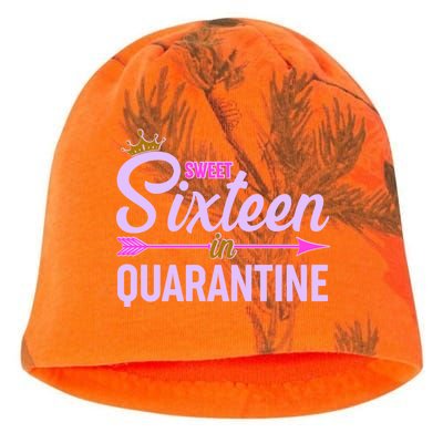 Cute Sweet Sixteen in Quarantine Kati - Camo Knit Beanie