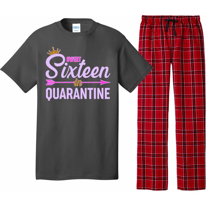 Cute Sweet Sixteen in Quarantine Pajama Set