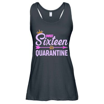 Cute Sweet Sixteen in Quarantine Ladies Essential Flowy Tank