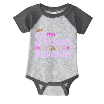 Cute Sweet Sixteen in Quarantine Infant Baby Jersey Bodysuit