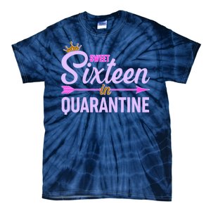 Cute Sweet Sixteen in Quarantine Tie-Dye T-Shirt