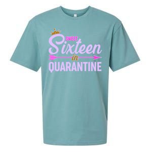 Cute Sweet Sixteen in Quarantine Sueded Cloud Jersey T-Shirt