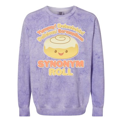 Cute Synonym Roll Colorblast Crewneck Sweatshirt