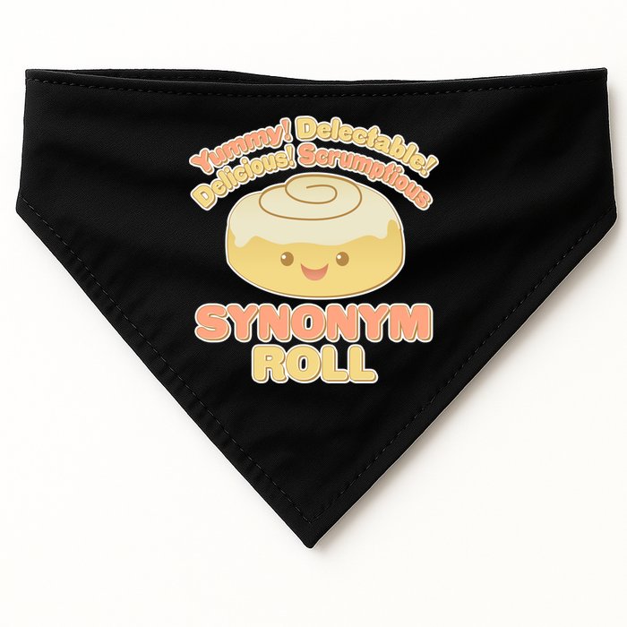 Cute Synonym Roll USA-Made Doggie Bandana