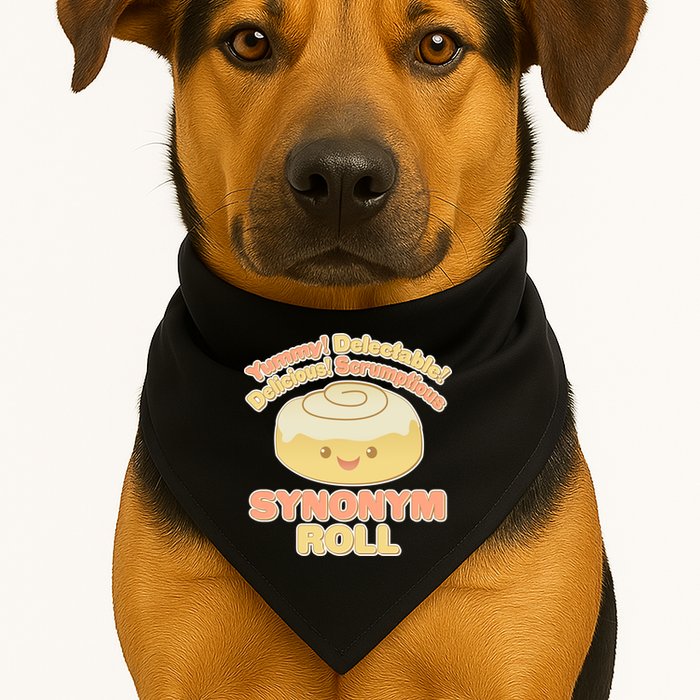 Cute Synonym Roll USA-Made Doggie Bandana