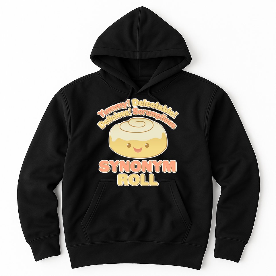 Cute Synonym Roll Hoodie