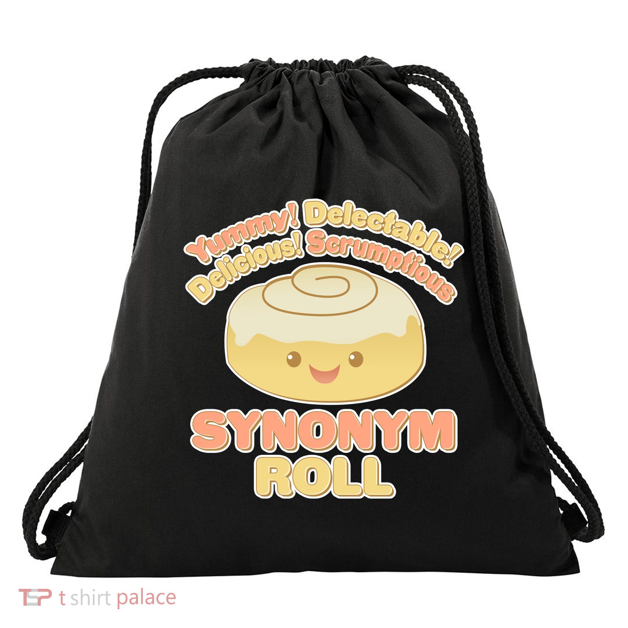 Cute Synonym Roll Drawstring Bag
