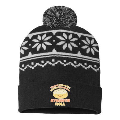 Cute Synonym Roll USA-Made Snowflake Beanie