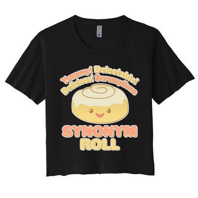 Cute Synonym Roll Crop Top