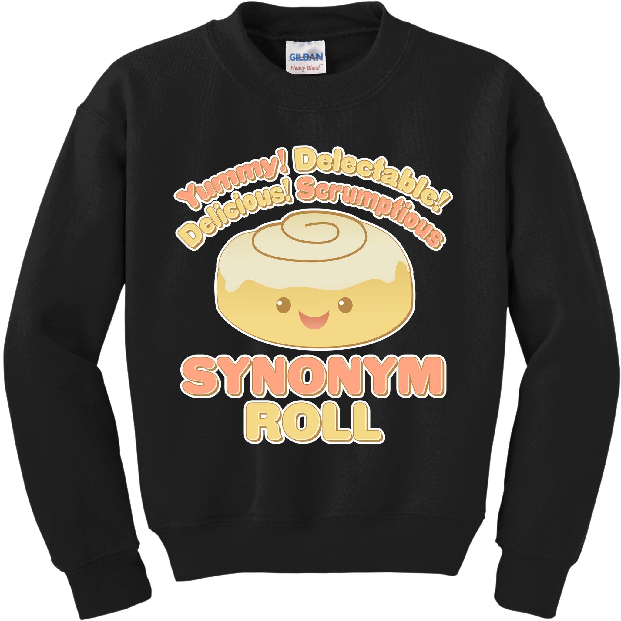 Cute Synonym Roll Kids Sweatshirt