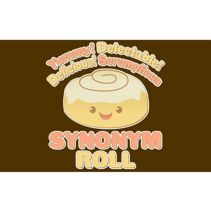 Cute Synonym Roll Bumper Sticker