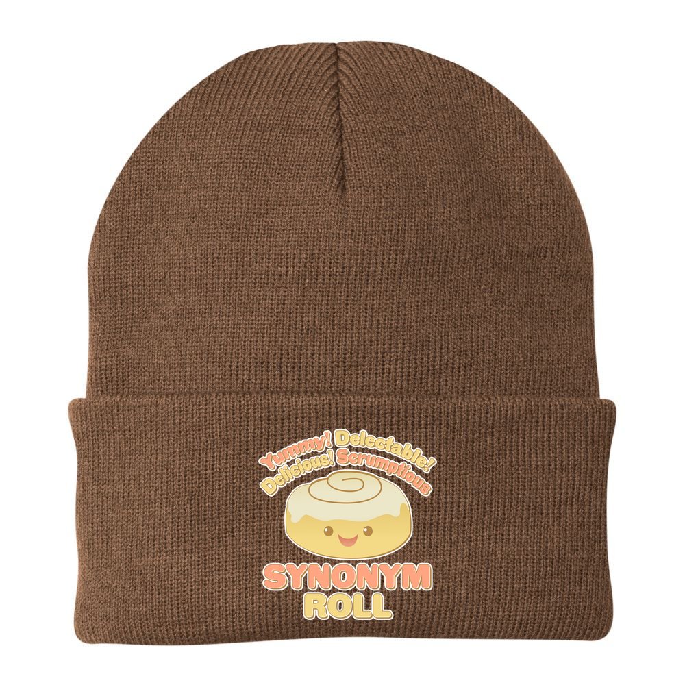 Cute Synonym Roll Beanie