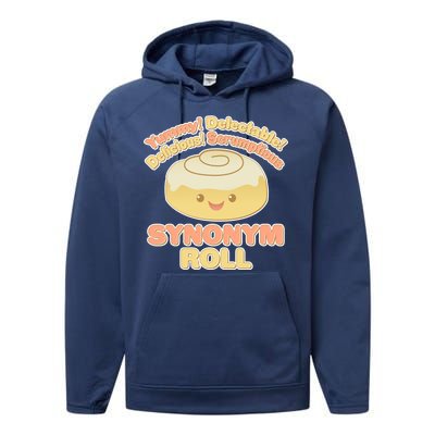 Cute Synonym Roll Performance Fleece Hoodie