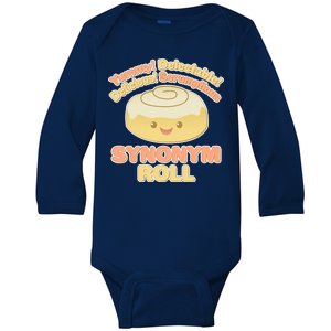 Cute Synonym Roll Baby Long Sleeve Bodysuit