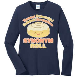 Cute Synonym Roll Ladies Long Sleeve Shirt