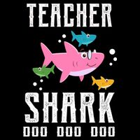 Cute Teacher Shark Do Do Do Backpack