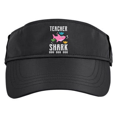 Cute Teacher Shark Do Do Do Adult Drive Performance Visor