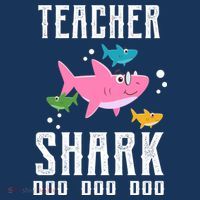 Cute Teacher Shark Do Do Do Cool Comfort Performance Bucket Hat