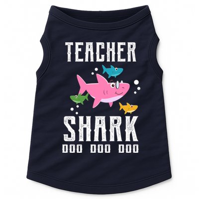 Cute Teacher Shark Do Do Do Doggie Tank