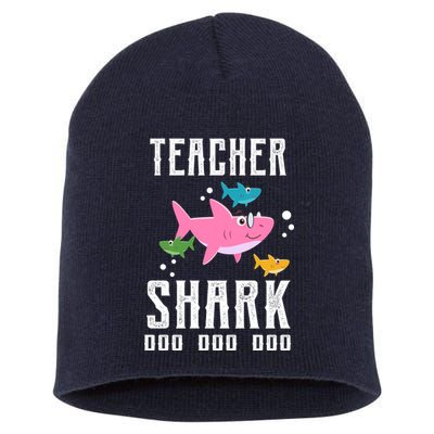 Cute Teacher Shark Do Do Do Short Acrylic Beanie