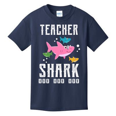 Cute Teacher Shark Do Do Do Kids T-Shirt