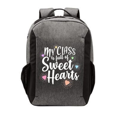 Cute Teachers Gift - My Class Is Full Of Sweet Hearts Vector Backpack