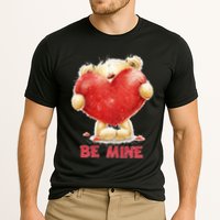 Cute Teddy Bear Holding Heart Be Mine Valentine's Day Performance Shirt