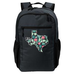 Cute Texas Cactus And Flowers Daily Commute Backpack