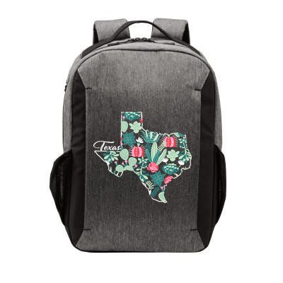 Cute Texas Cactus And Flowers Vector Backpack