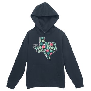 Cute Texas Cactus And Flowers Urban Pullover Hoodie