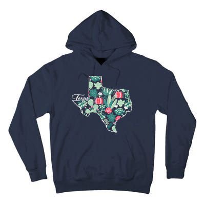 Cute Texas Cactus And Flowers Tall Hoodie