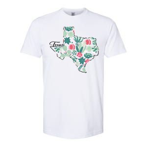 Cute Texas Cactus And Flowers Softstyle® CVC T-Shirt