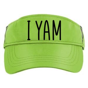 Cute Thanksgiving I Yam Adult Drive Performance Visor