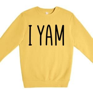 Cute Thanksgiving I Yam Premium Crewneck Sweatshirt