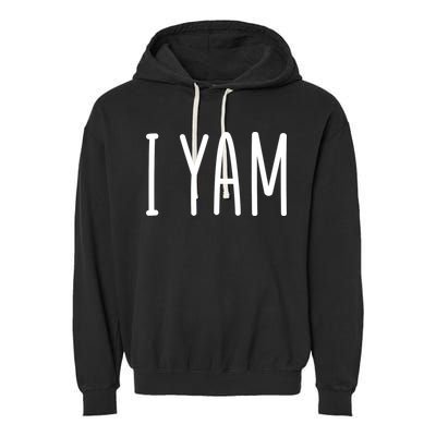 Cute Thanksgiving I Yam Garment-Dyed Fleece Hoodie