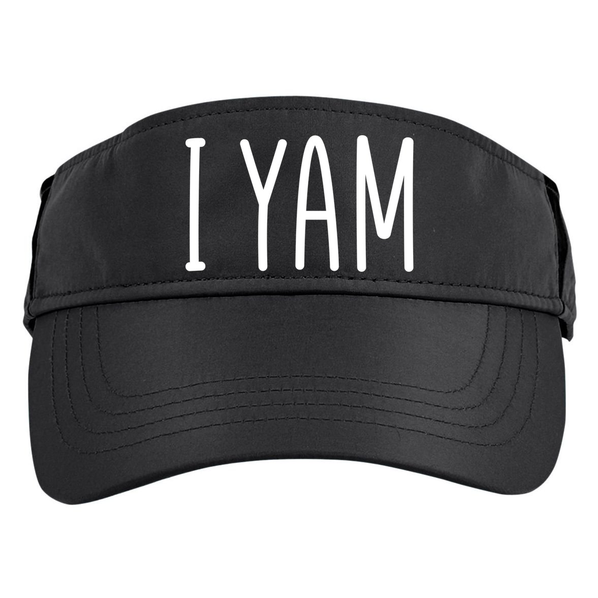 Cute Thanksgiving I Yam Adult Drive Performance Visor